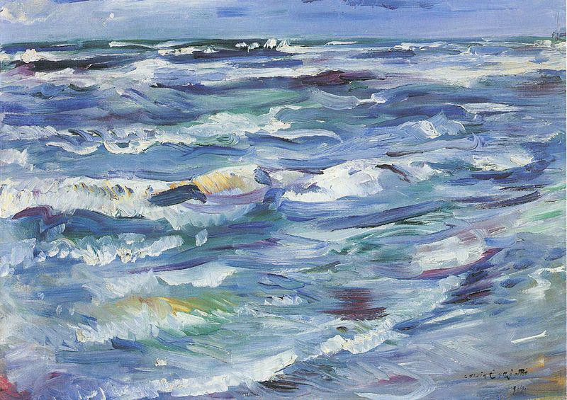 Lovis Corinth Meer bei La Spezia Spain oil painting art